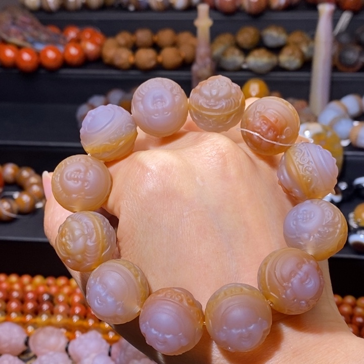 未镶嵌手链玛瑙/玉髓