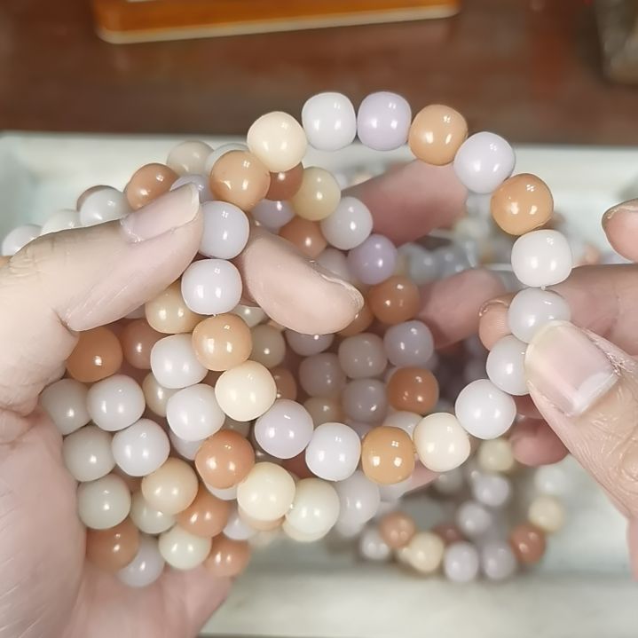 菩提根/象牙果手串11mm桶珠