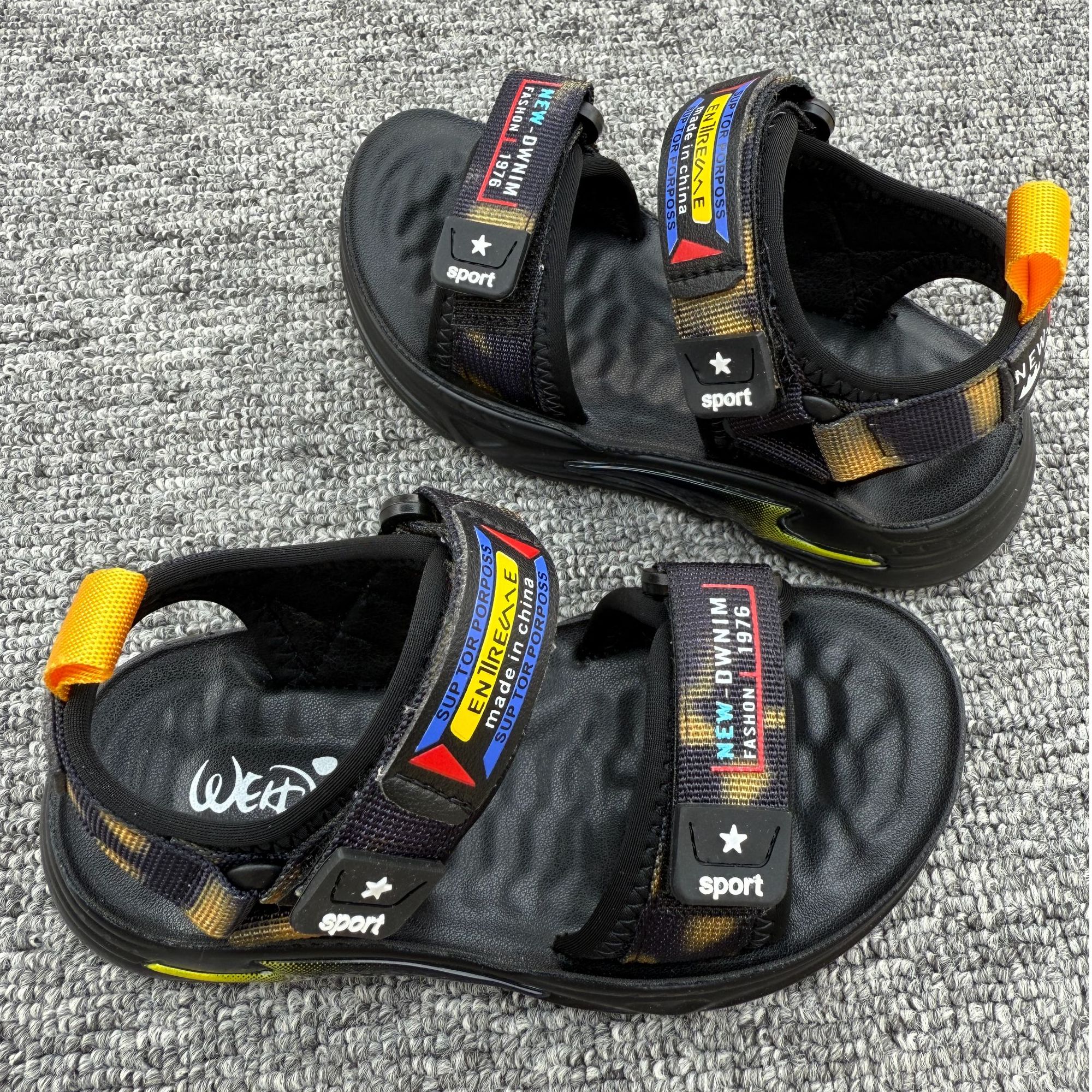 宝宝运动凉鞋儿童运动凉鞋夏季沙滩凉鞋高品质软底防滑凉鞋男童