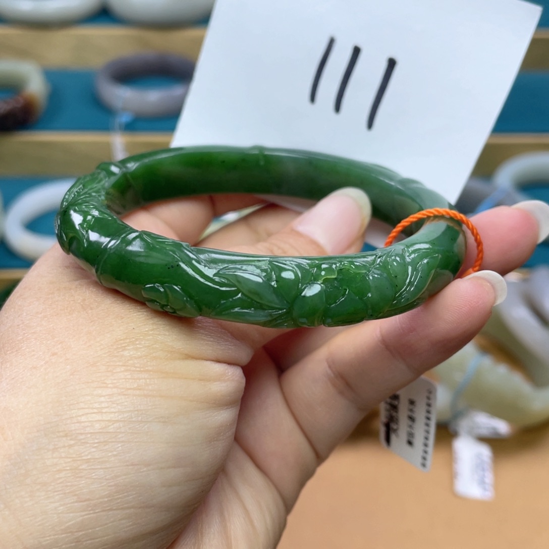 未镶嵌手镯和田玉圈口62