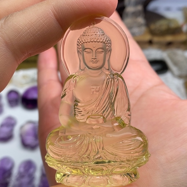 水晶颈饰未镶嵌夜*子定制