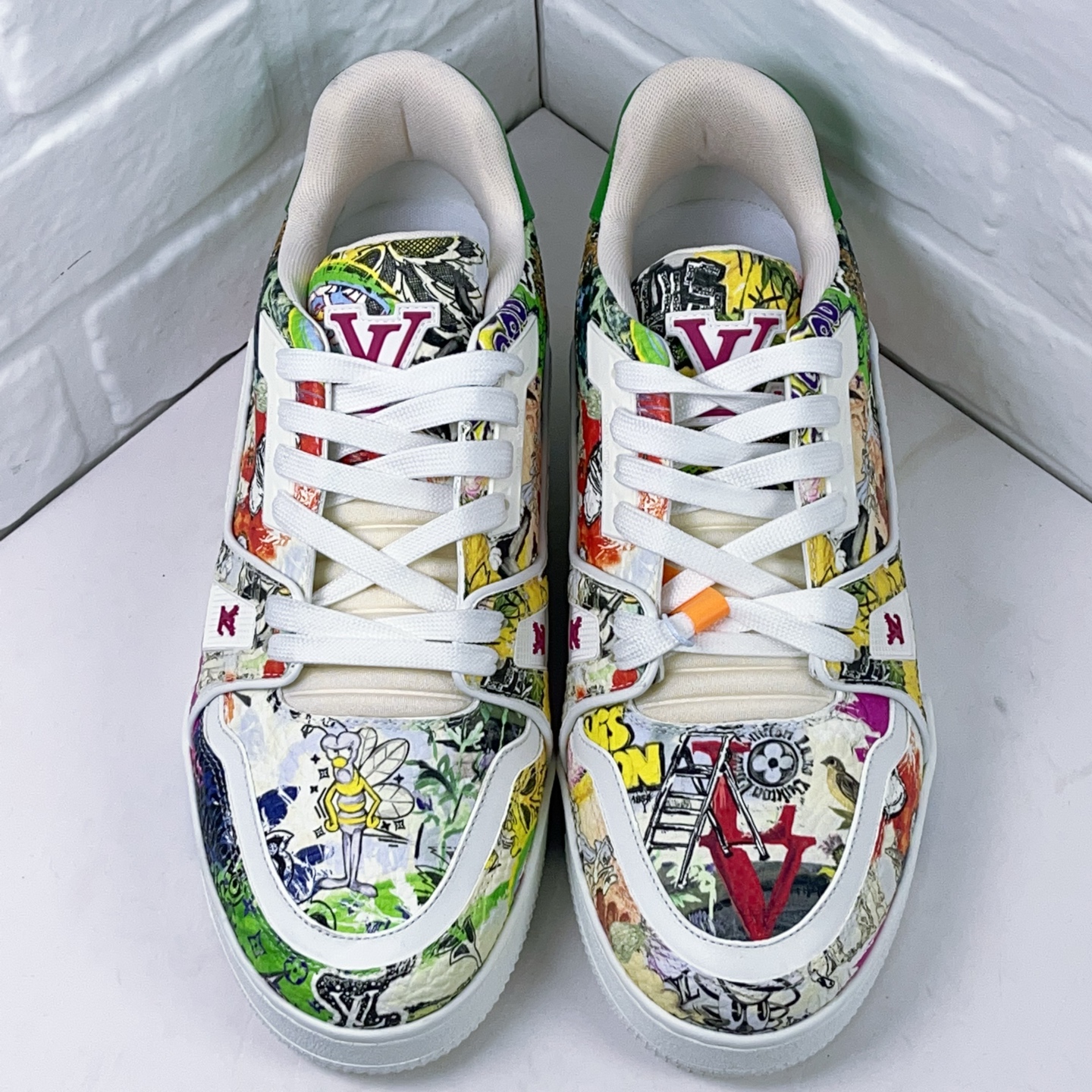 99新 LouisVuitton/路易威登 闲置新6码40码 trainer 动物园 