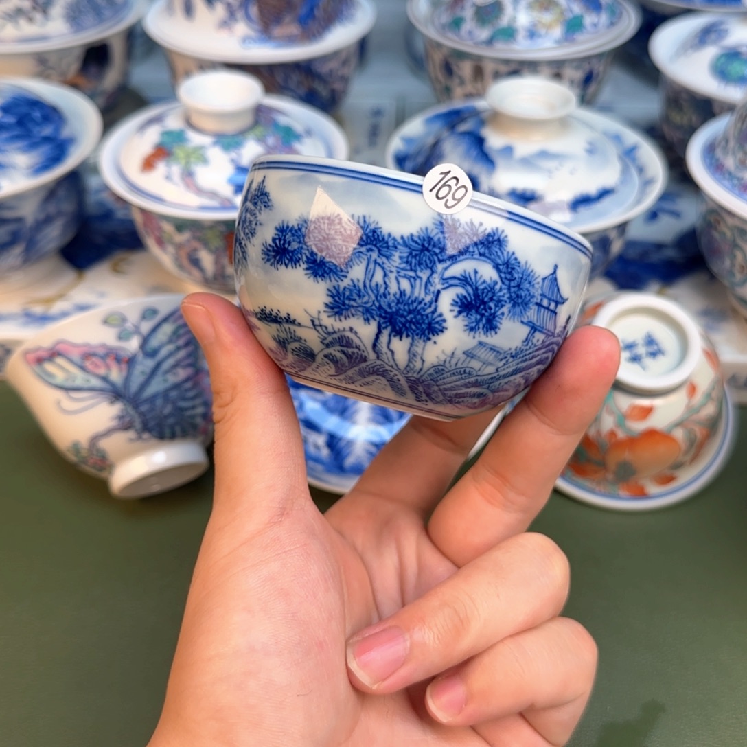 彦祖纯手工手绘茶具169