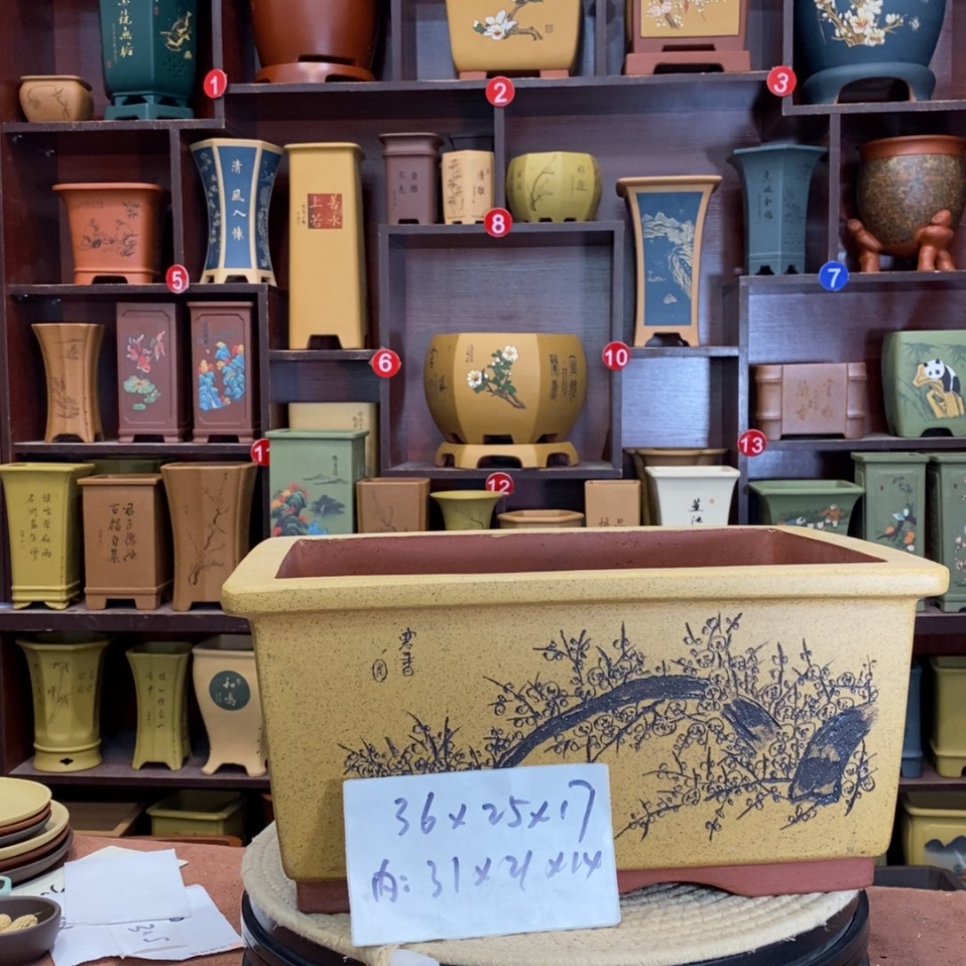 紫砂花盆紫砂花盆