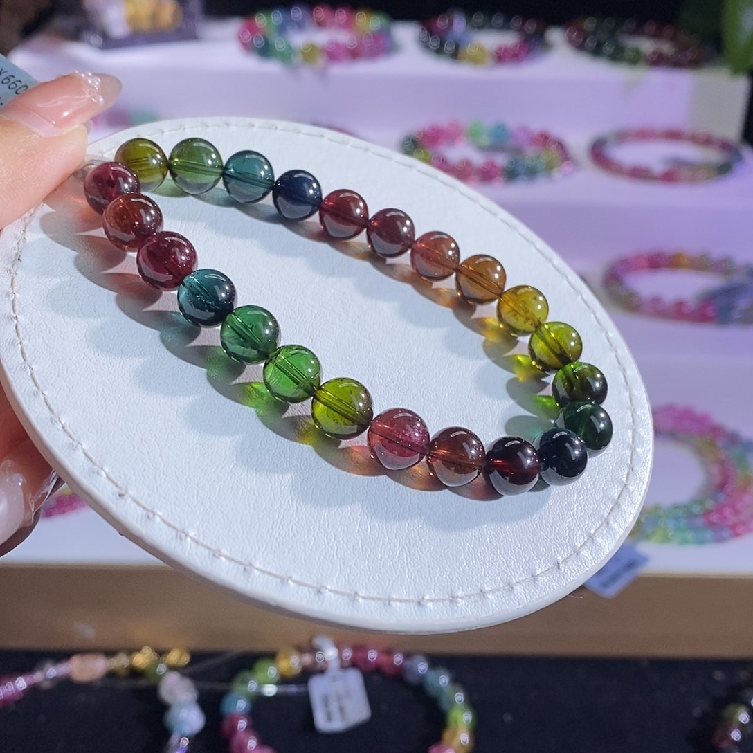 未镶嵌手链碧玺黑美人