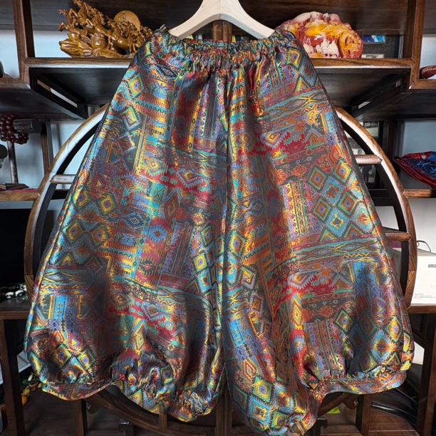 老弗爷新中式灯笼裤358