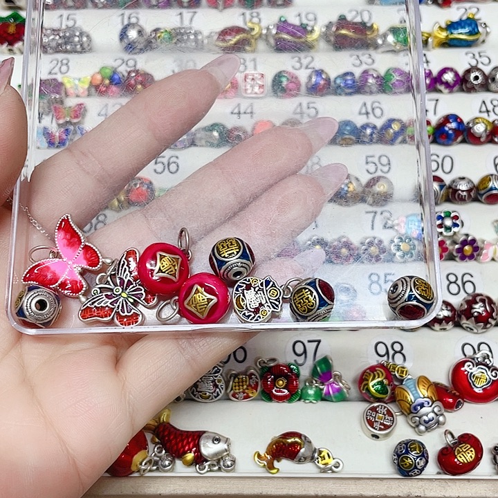 *****足银珐琅珐琅彩足银配件