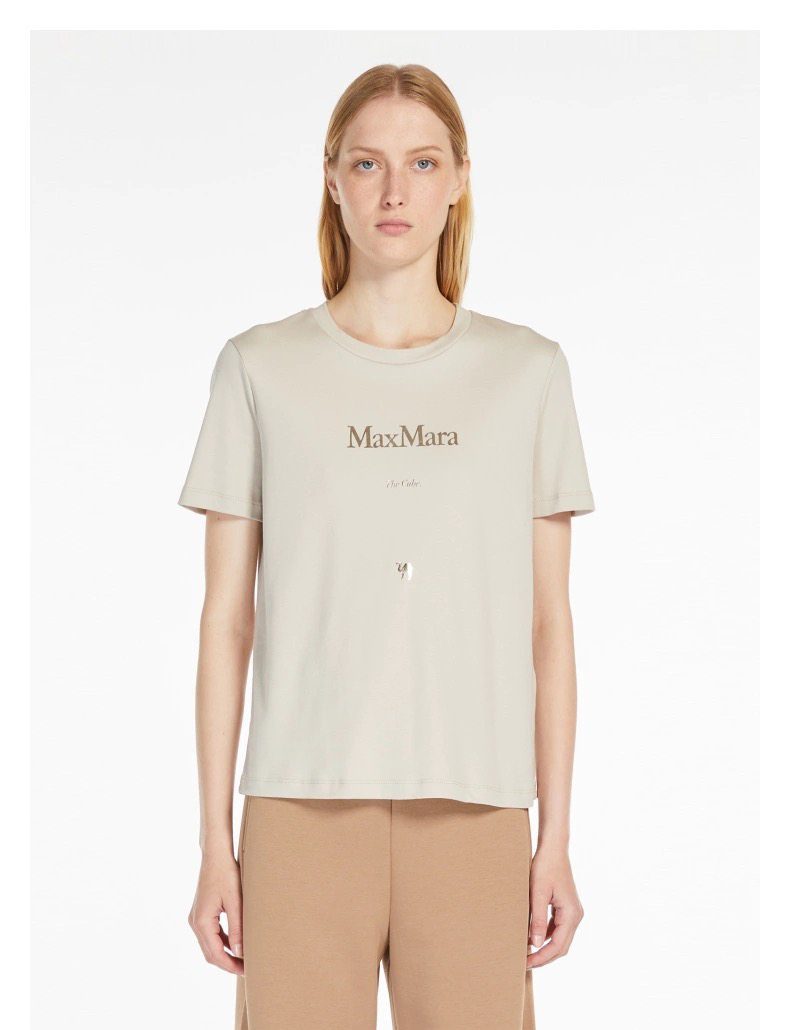 未使用 MaxMara 【小欧专属】Quieto 2025年春夏女圆领T恤纯棉舒适