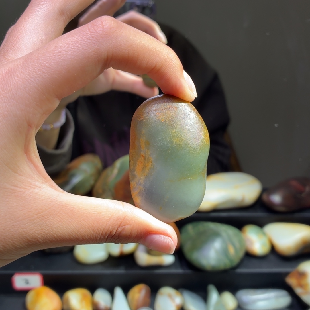 和田玉未镶嵌挂件70.7