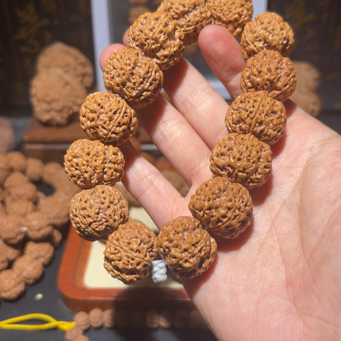 金刚菩提手串福**满平头蜂王23