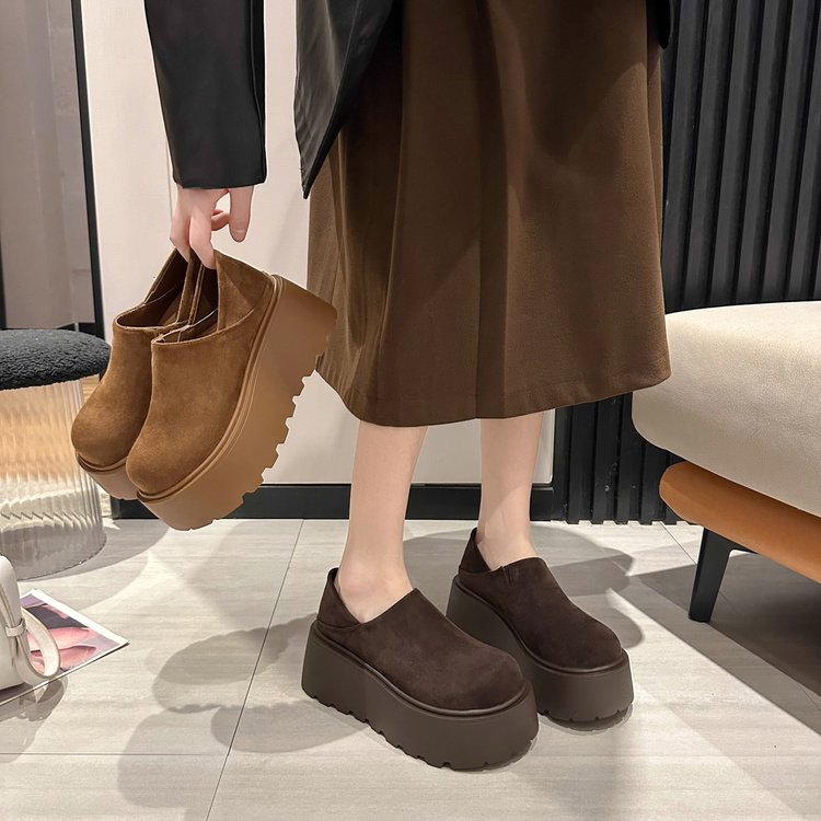 【现货+运费险】秋季新款厚底7CM舒适勃肯鞋女鞋两穿拖鞋Q9809