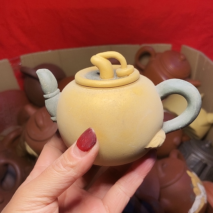 全手工制作宜兴紫砂茶壶