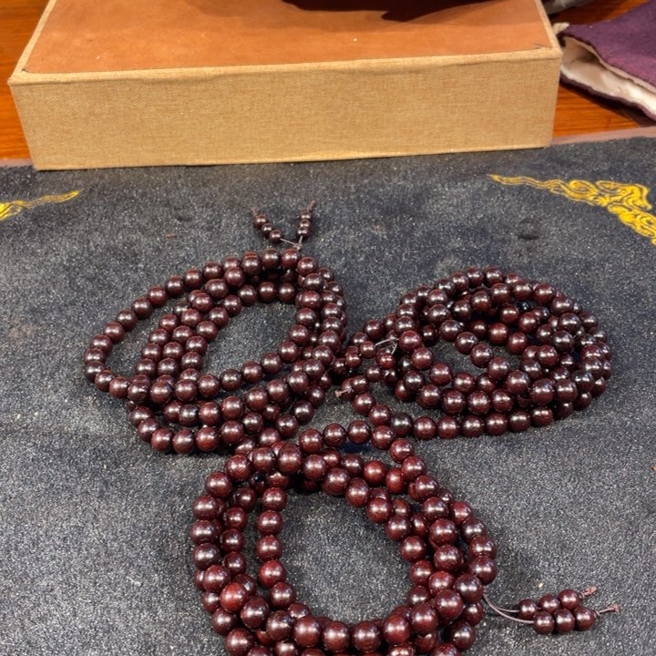 檀香紫檀（小叶紫檀）0.8的108颗手链