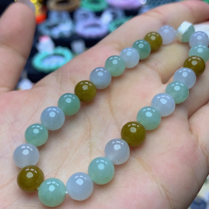 翡翠手链未镶嵌翡翠