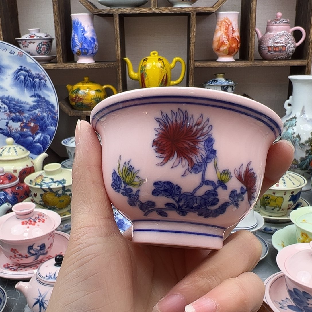 杯子陶瓷景德镇陶瓷567老厂瓷138