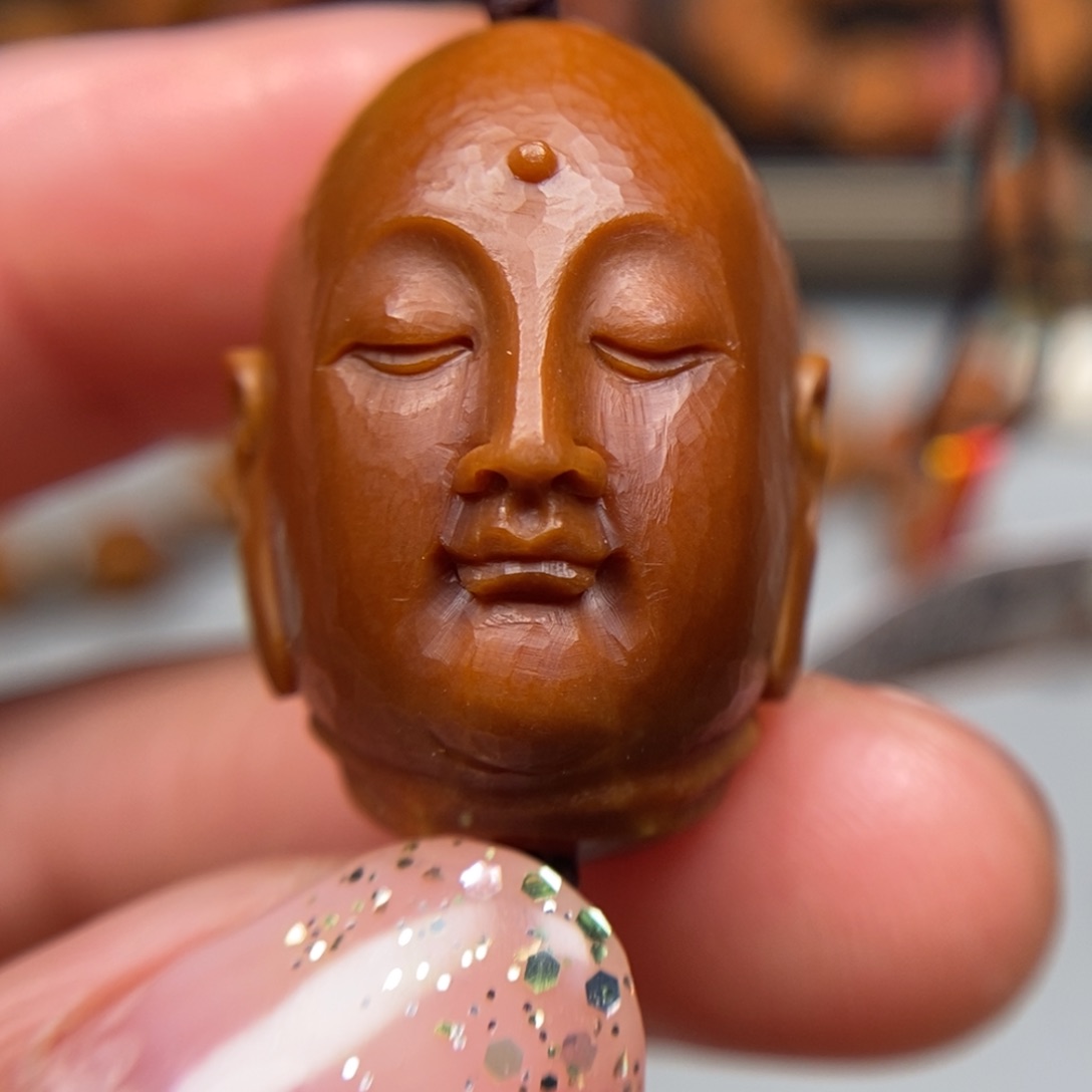 橄榄核吊坠静思罗汉