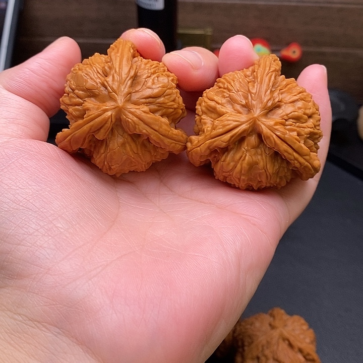 风***提把件文玩核桃白奔
