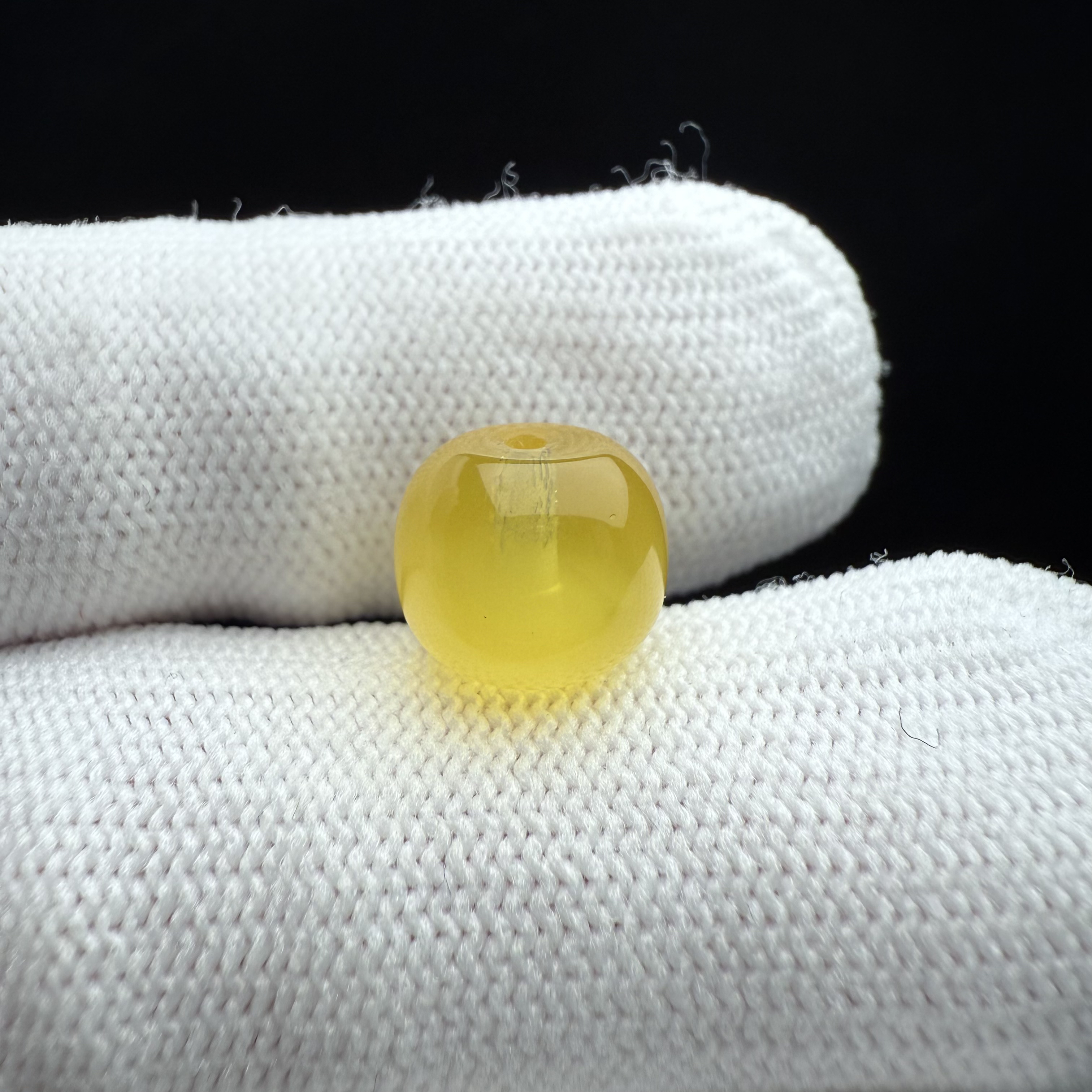 J8841天然俄料蜜蜡老型珠 10.1*8.5mm一物一图 支持鉴定