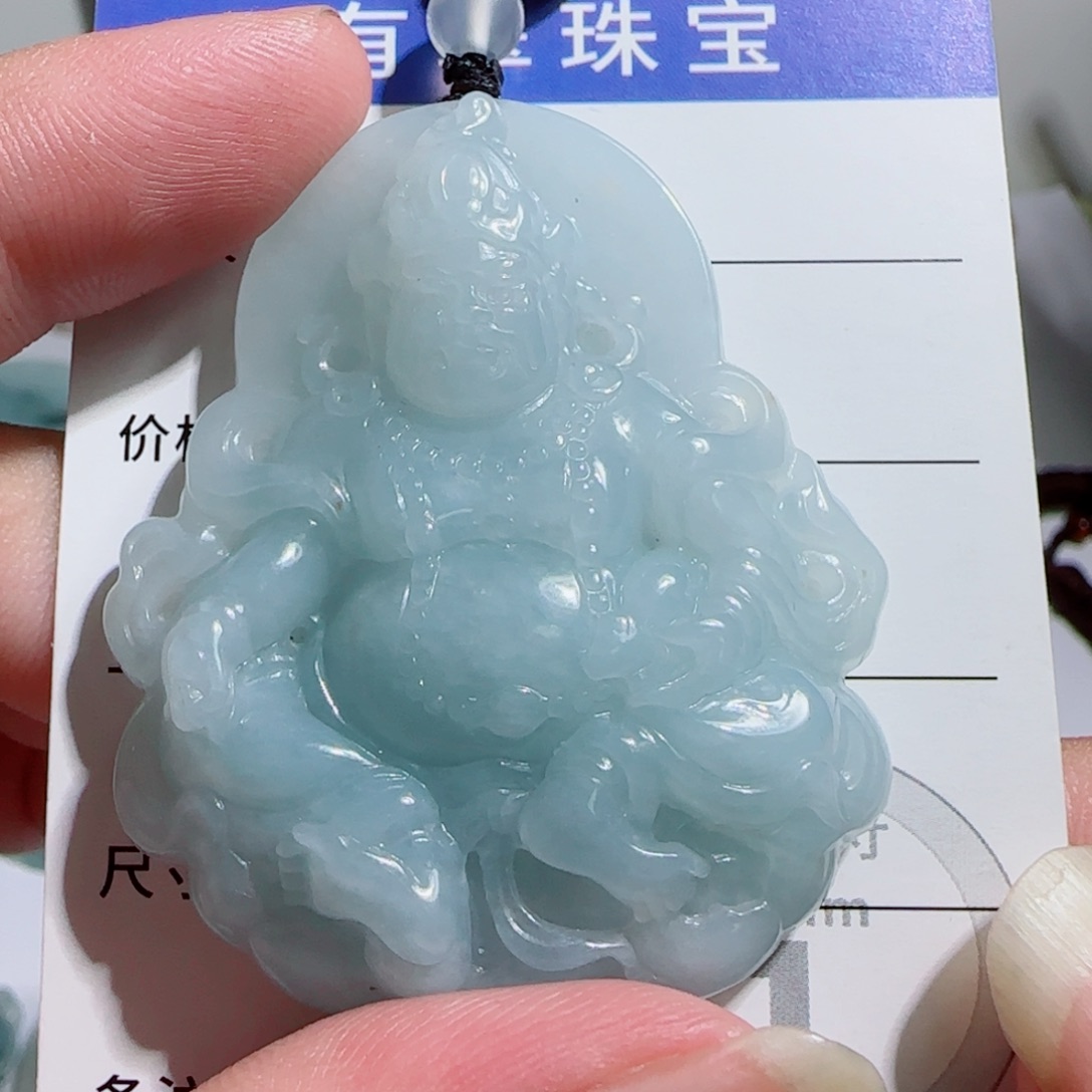 颈饰未镶嵌翡翠财爷