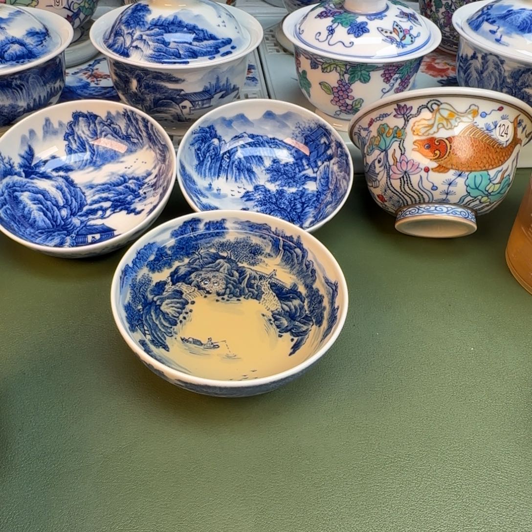 陶纯手工纯手绘茶具