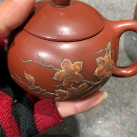 福***多茶壶紫砂陶瓷摆件爱好者摆件