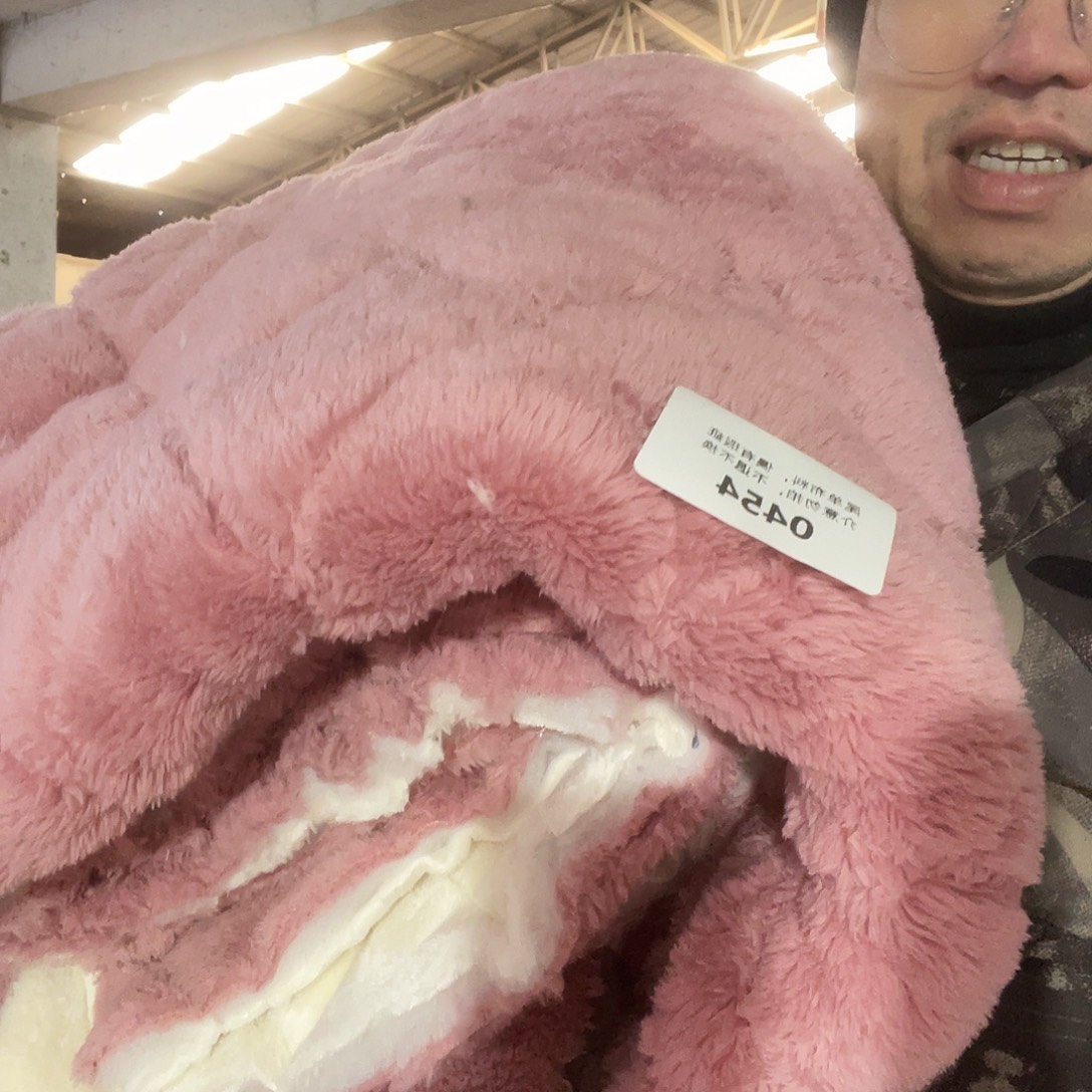 1.3+1.9米布块瑕疵双面绗棉454