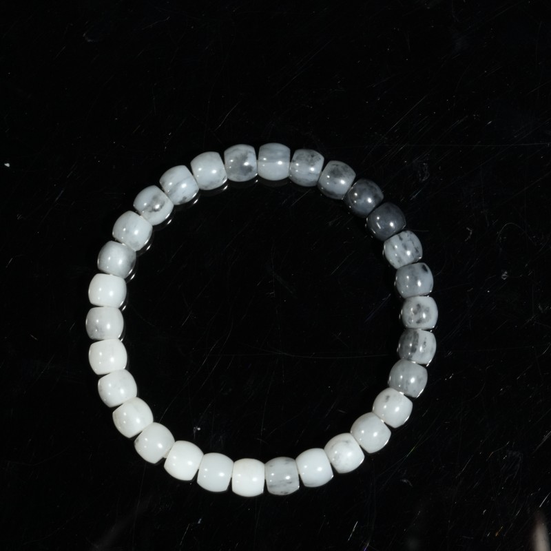 和田玉青花料老型珠手串（大号)多样性发货*2505190001*【FSL】