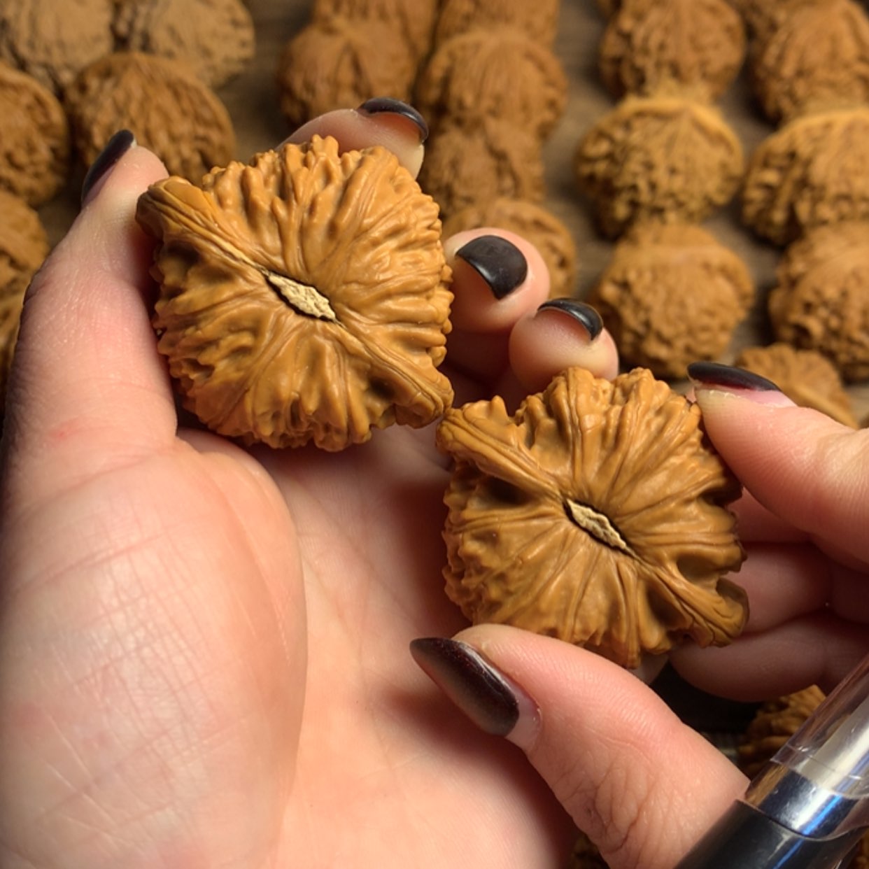 【闪购商品】文玩核桃吊坠大****2白狮子