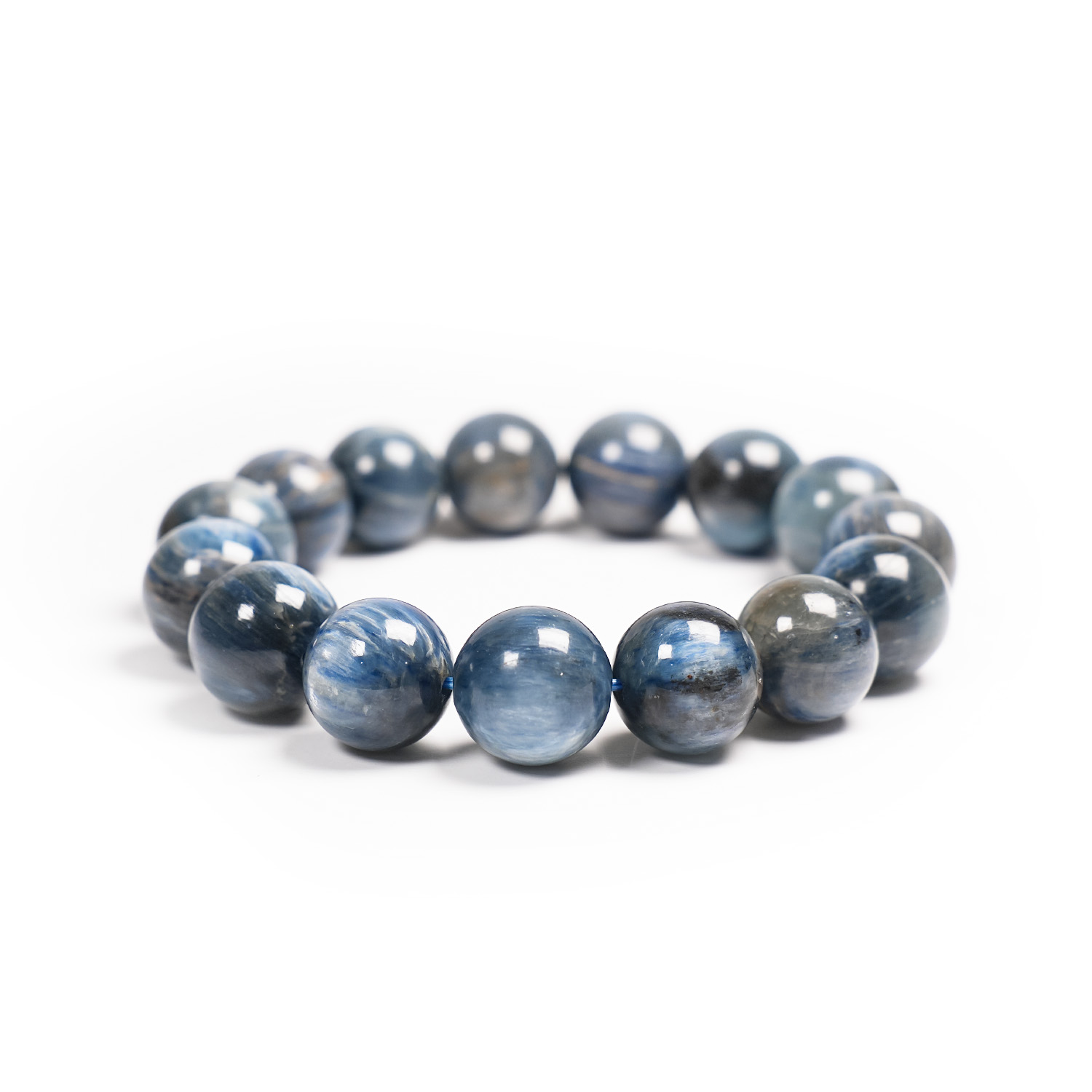 Z777高货毕业蓝晶石手串 多样性发其一