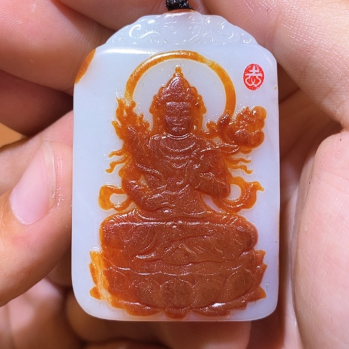 和田玉未镶嵌颈饰L8 