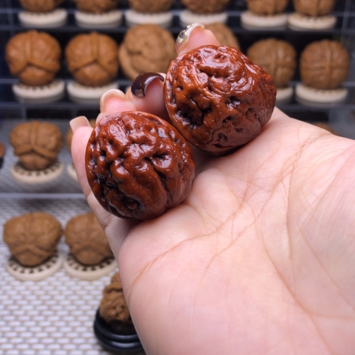 一****把件文玩核桃12号脑纹蛙