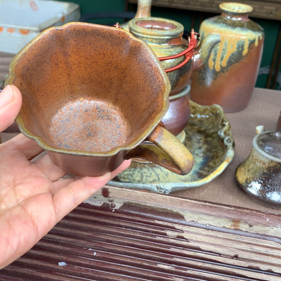 紫砂柴烧纯自然柴烧