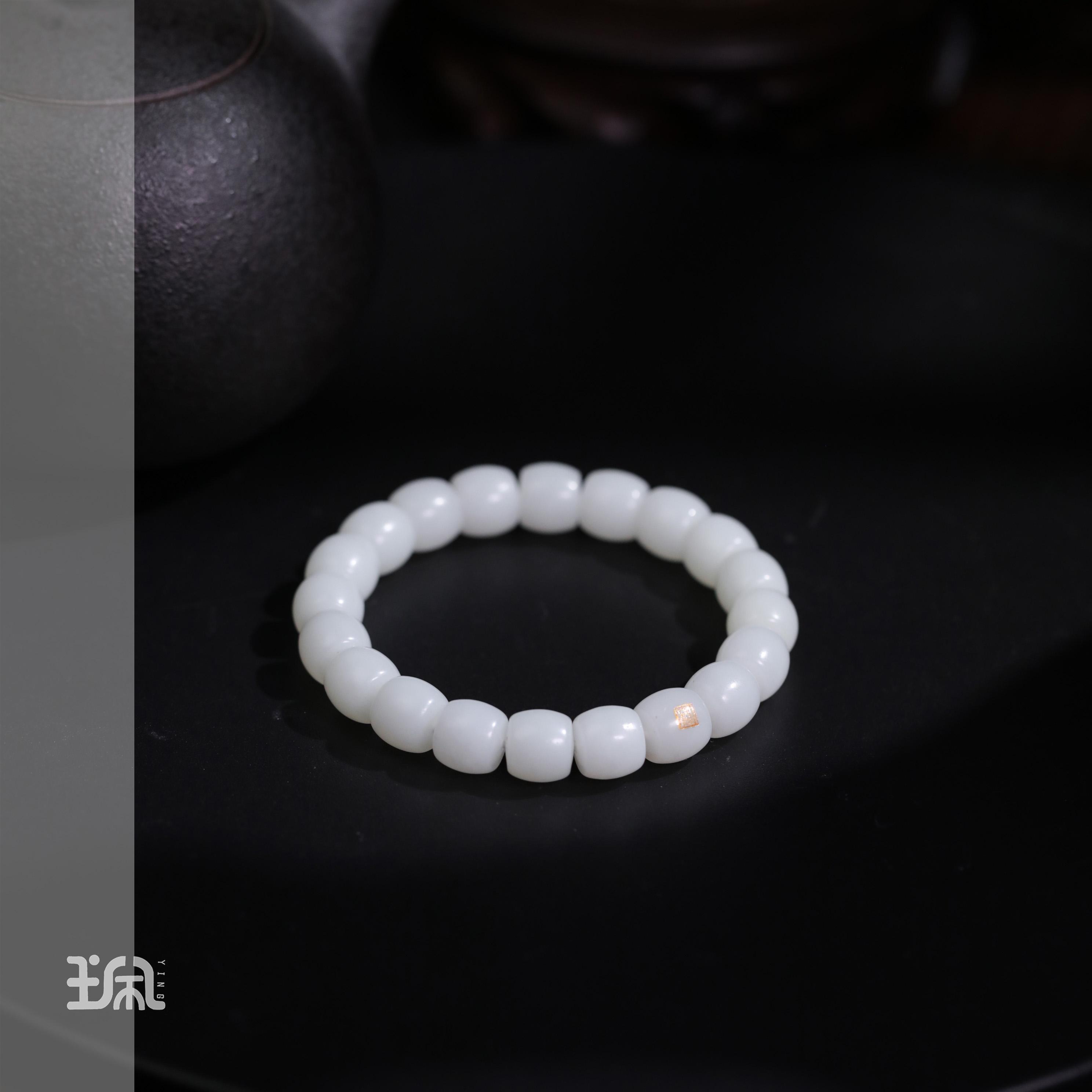 若雪|和田玉*手串*未镶嵌CYC24122637多样性发其一