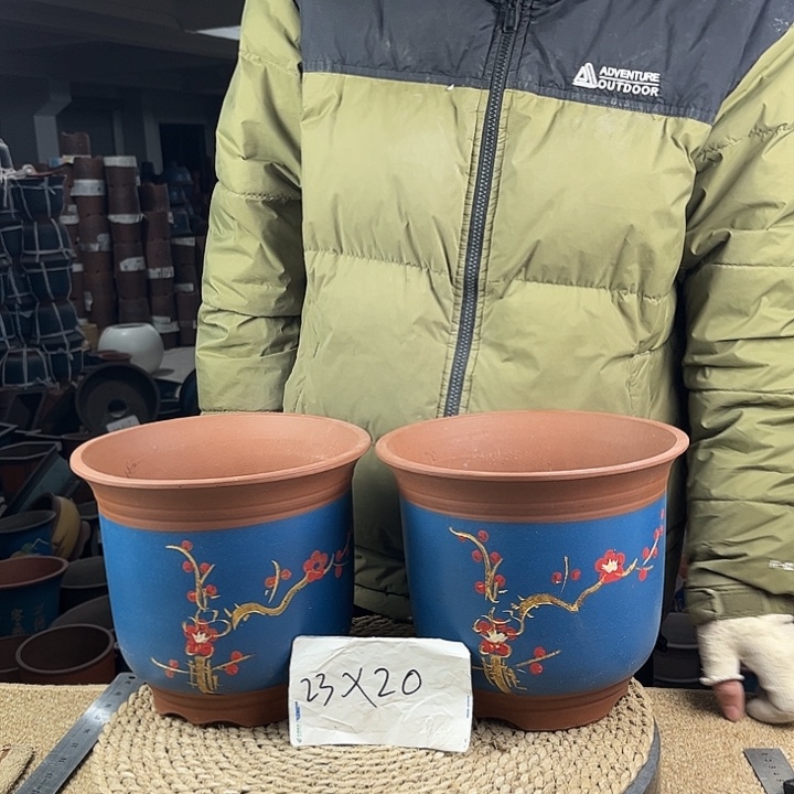 紫砂花盆紫砂花盆