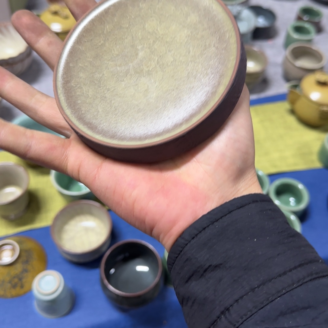 小金茶具青瓷茶器