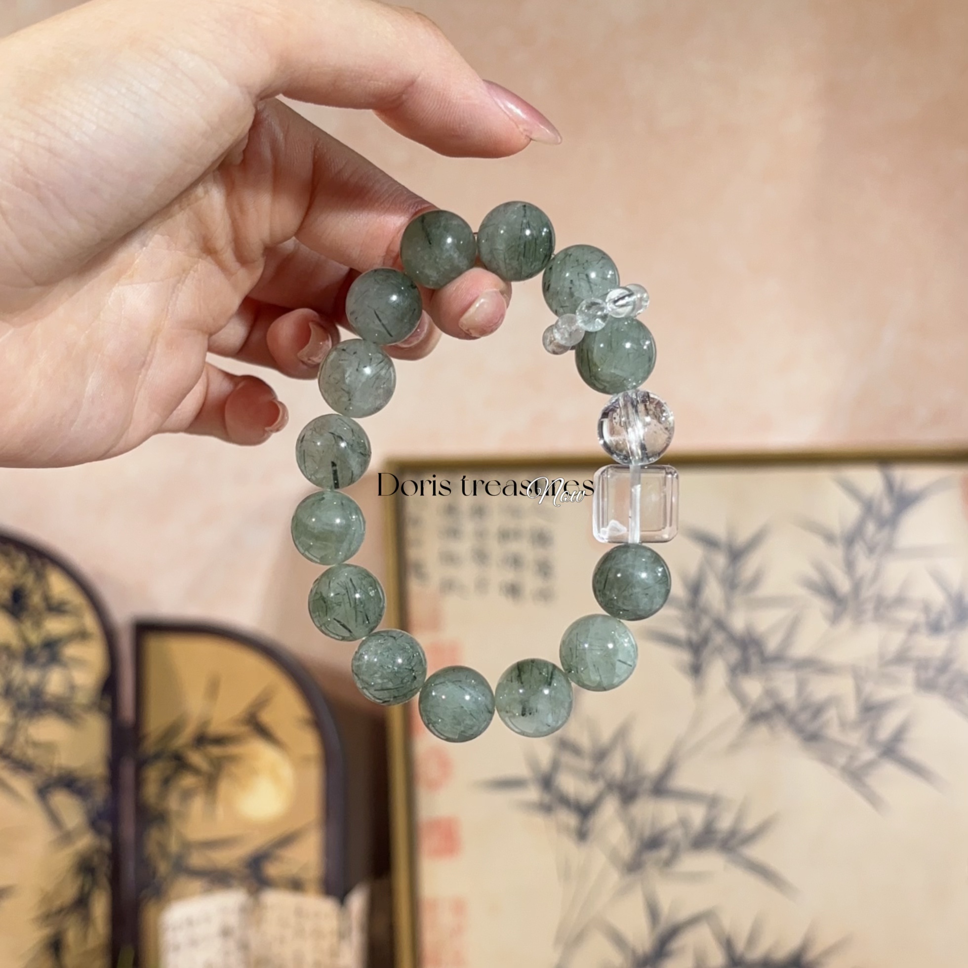 【夏江南】天然水晶手串 多样性发一 颜色微差