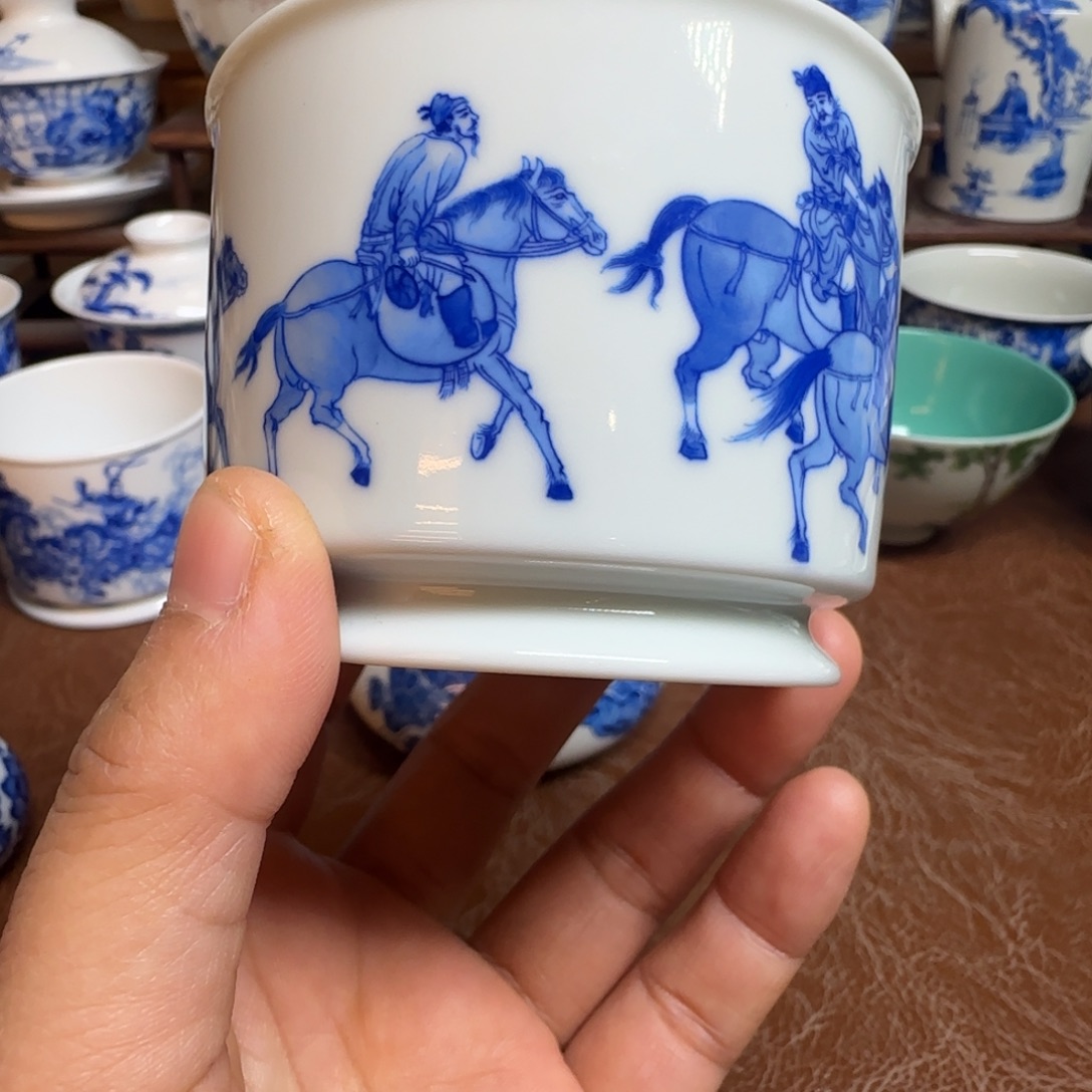 陶摆件今天晚上的月亮很圆