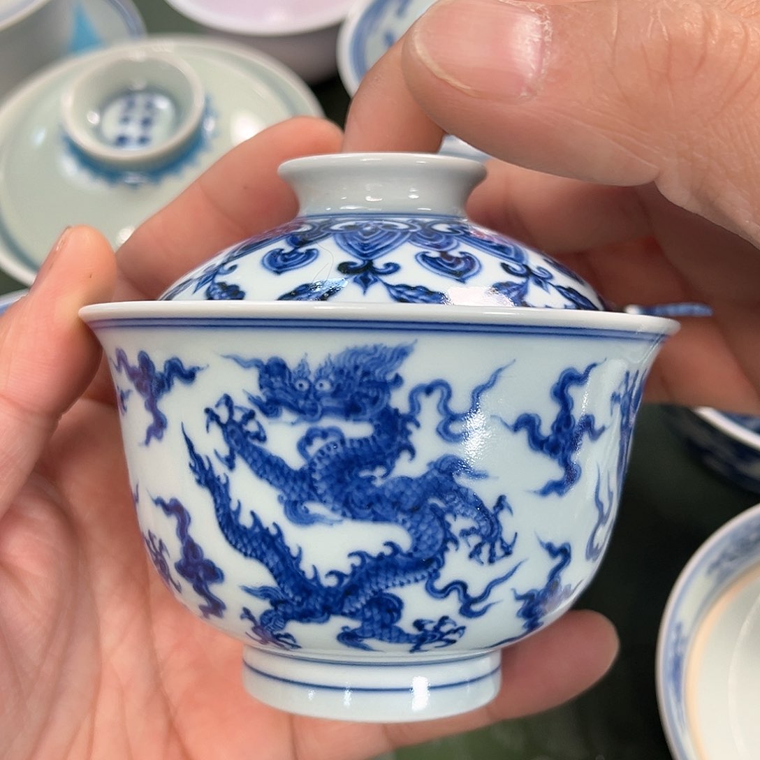 杯青花瓷器青花瓷器