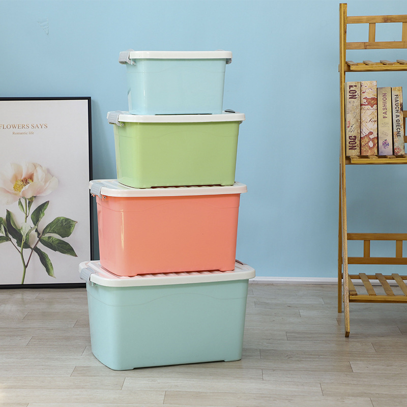 【淘哥淘好货专属】简约风注塑成型收纳箱盒