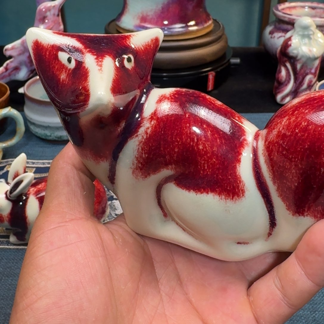 摆件远**里入窑一色出窑万彩