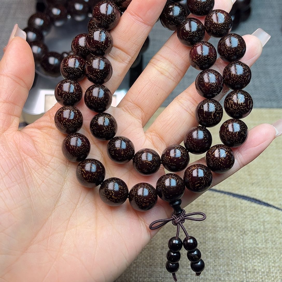 檀香紫檀（小叶紫檀）1.2双圈爆星