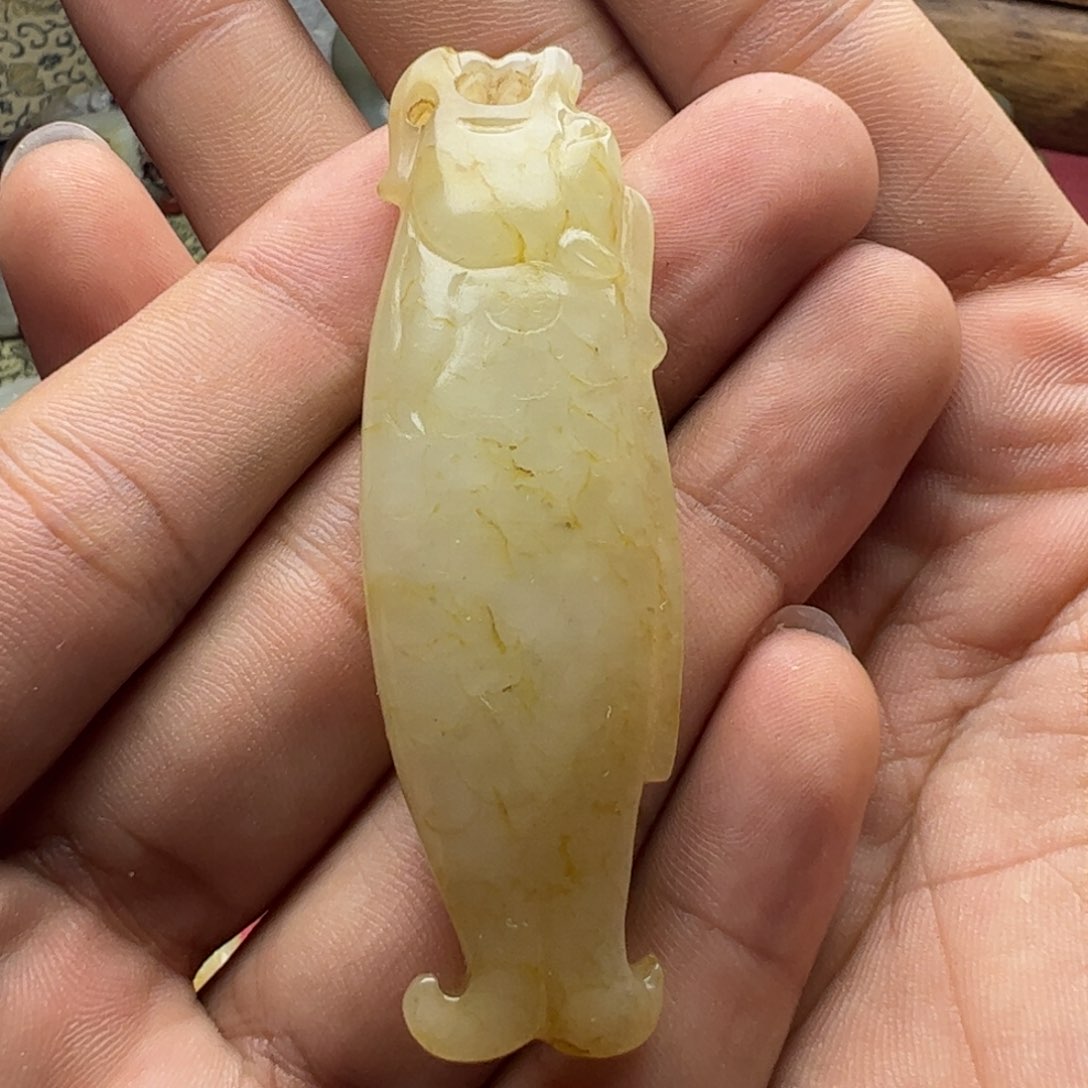 未镶嵌和田玉挂件泽*