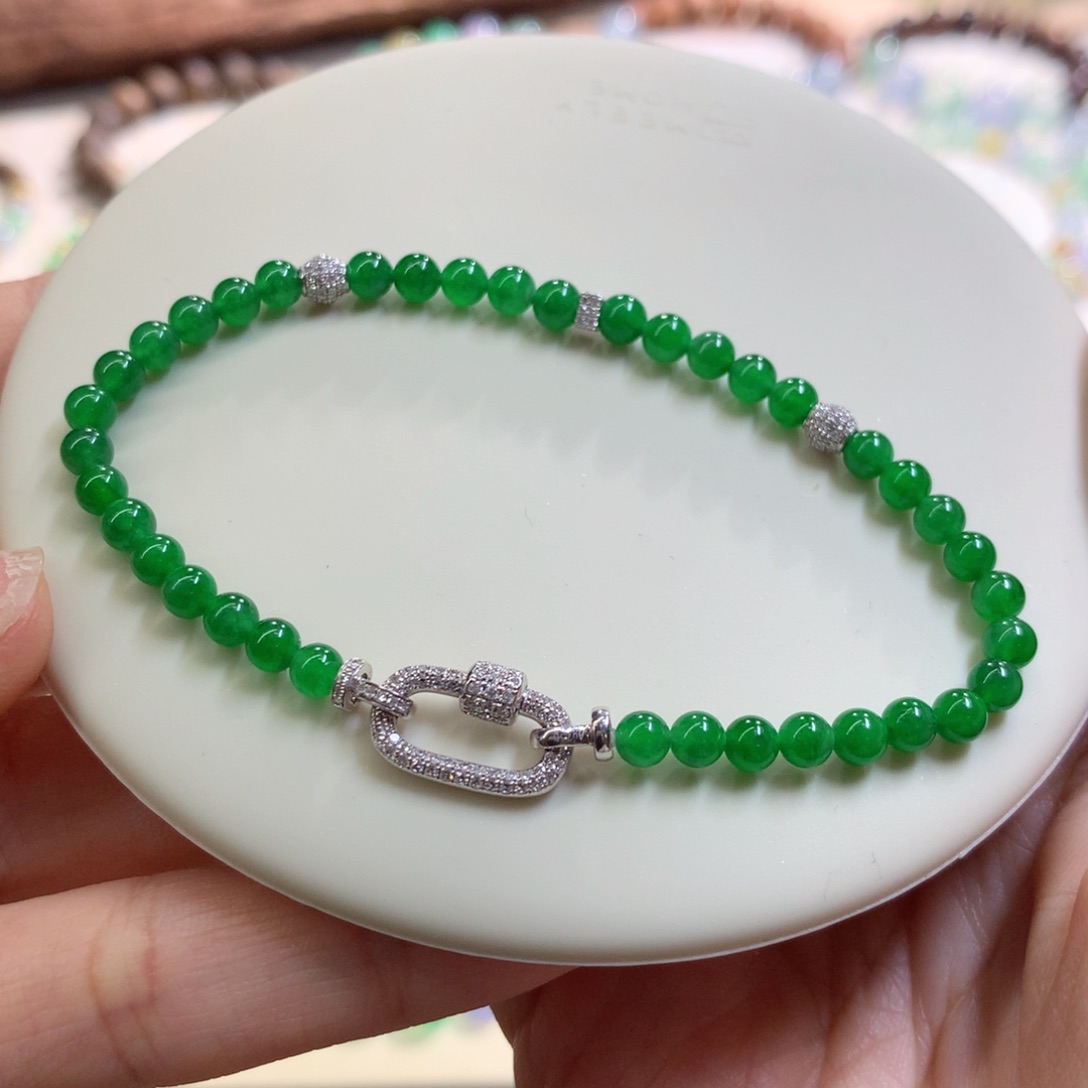 未镶嵌手链翡翠天然翡翠