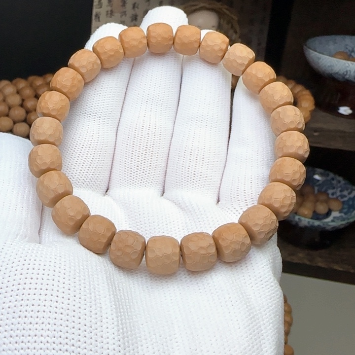 猴头核桃手串龙鳞纹一级品3-5小时上色