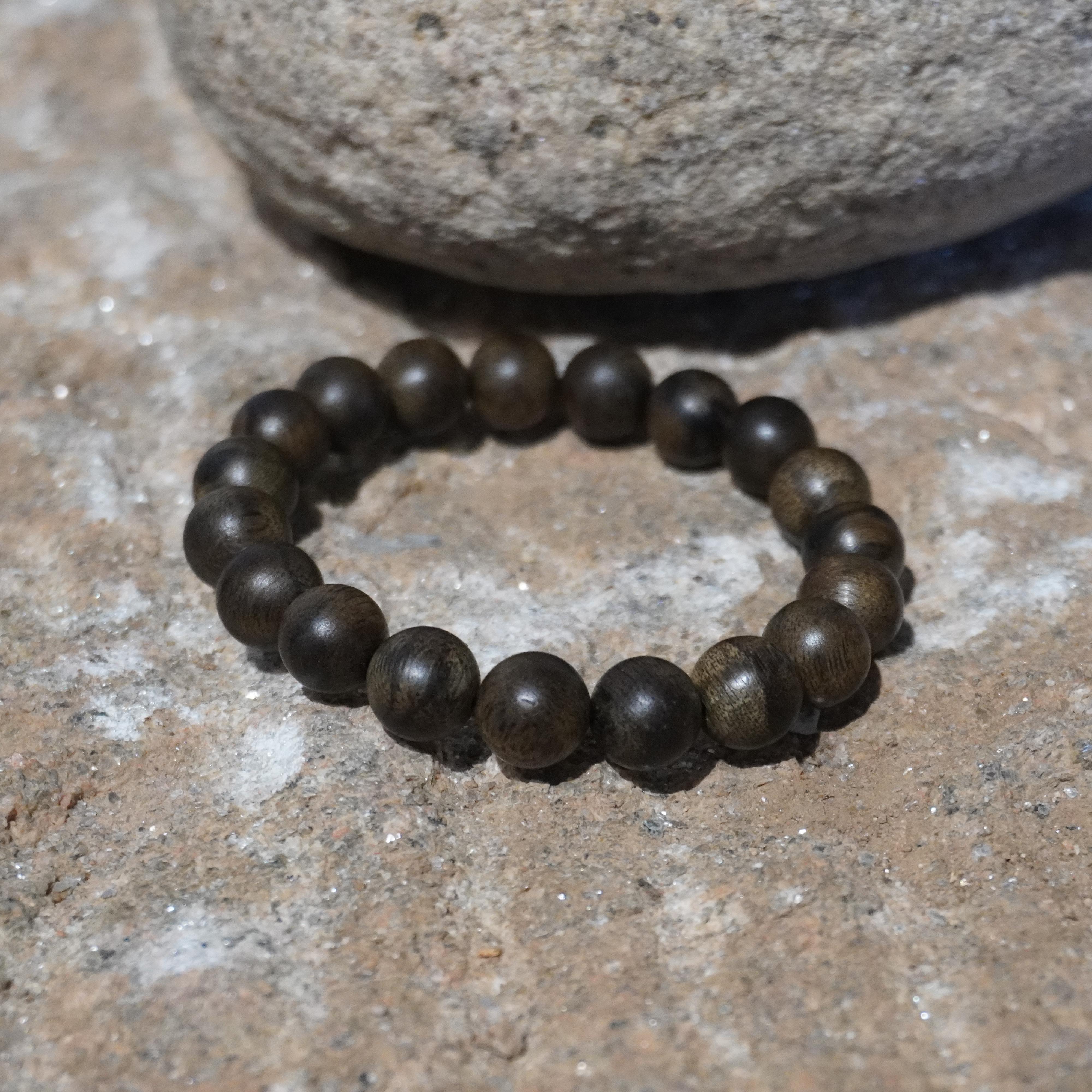 【大鹏珍藏】RLG0417莺歌绿奇楠沉香手串1.2圆珠单圈（多样性发货）