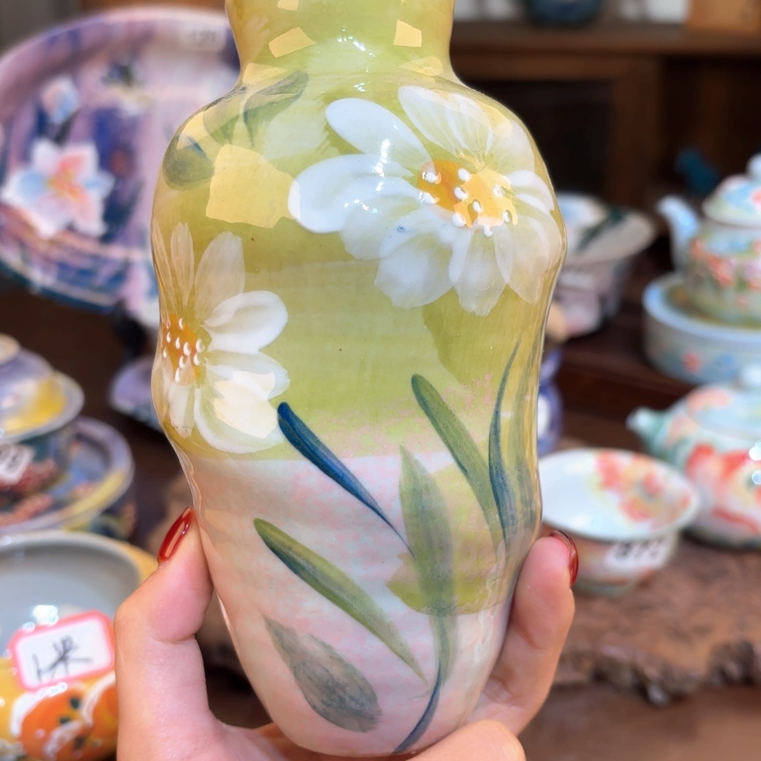 景德镇手绘高温釉下彩陶瓷茶具