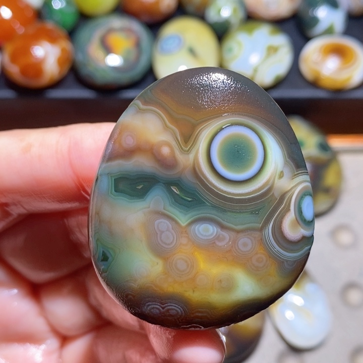 未镶嵌玛瑙/玉髓珠宝半成品15