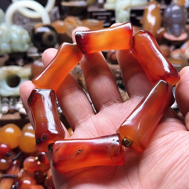 玛瑙/玉髓车挂未镶嵌