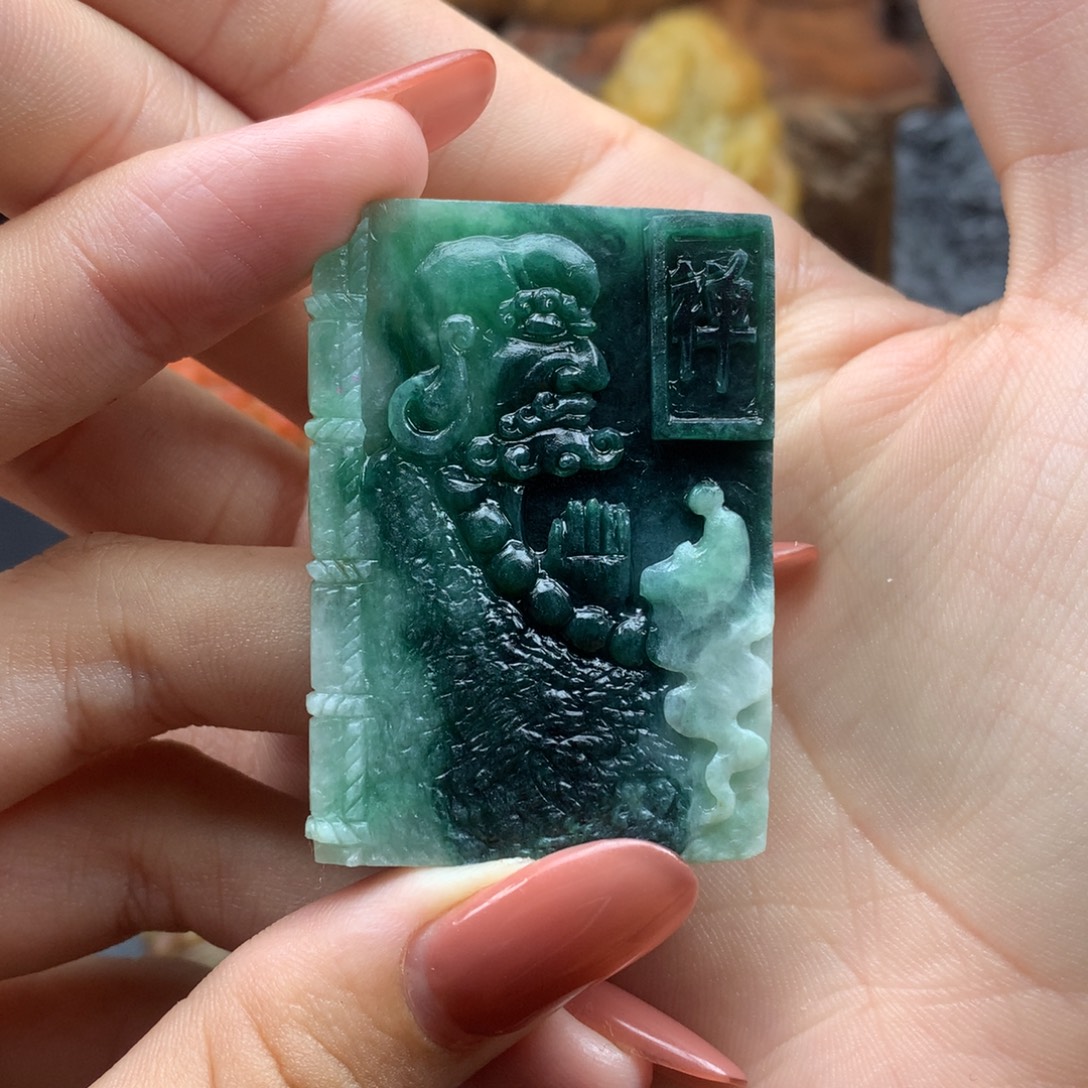 学***者定制翡翠未镶嵌翡翠