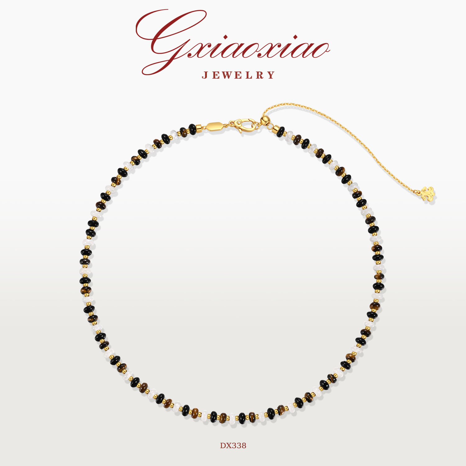 G XIAOXIAO 时尚气质复古高级百搭叠戴锁骨项链 DX338